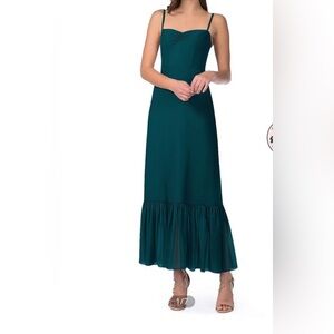 Azazie Justina Dress in Ink Blue